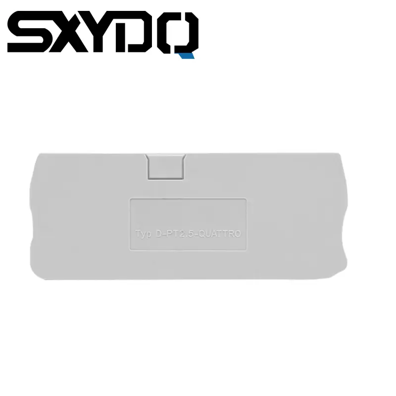 D-JST 2.5-QUATTRO Gray End Cover Din Rail Terminal Blocks End Cover Plate.png